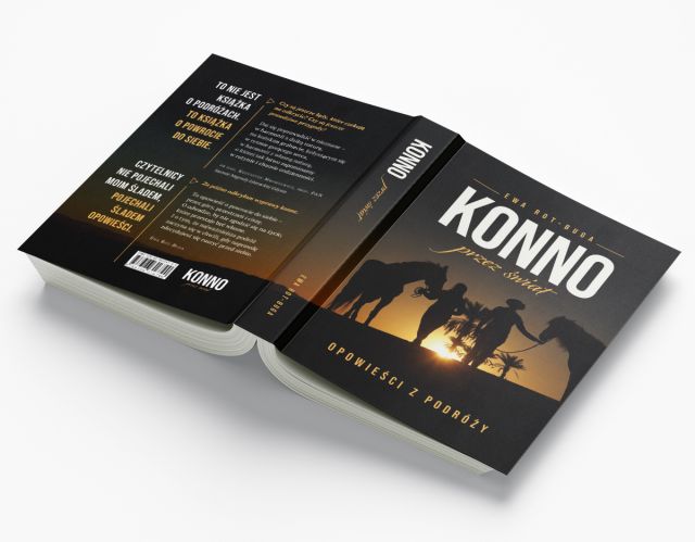 Konno przez świat - okładka przód i tył