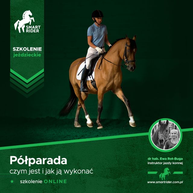 Półparada co to jest i jak ją wykonanać szkolenie jeździeckie